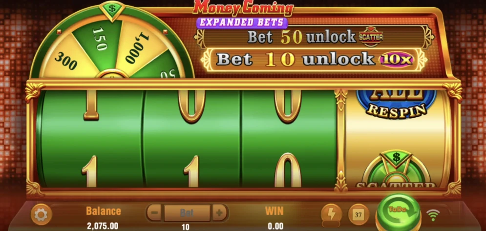 Money Coming Expanded Bets