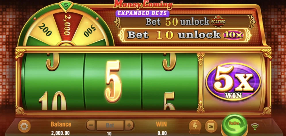 Money Coming Expanded Bets