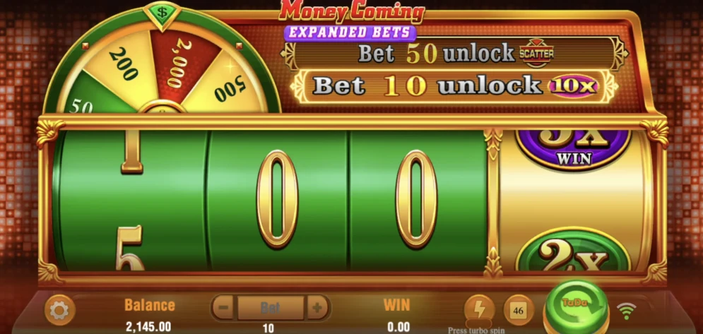 Money Coming Expanded Bets