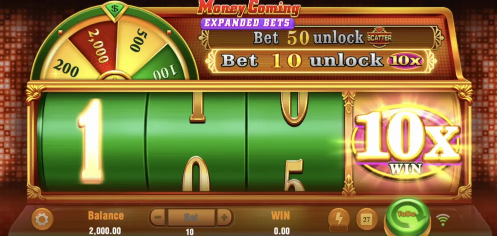 Money Coming Expanded Bets 